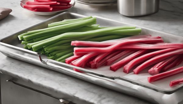 Congeler la rhubarbe pour une conservation optimale