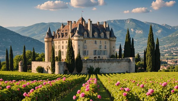 Découvrez les merveilles cachées du château de berne à rose de provence